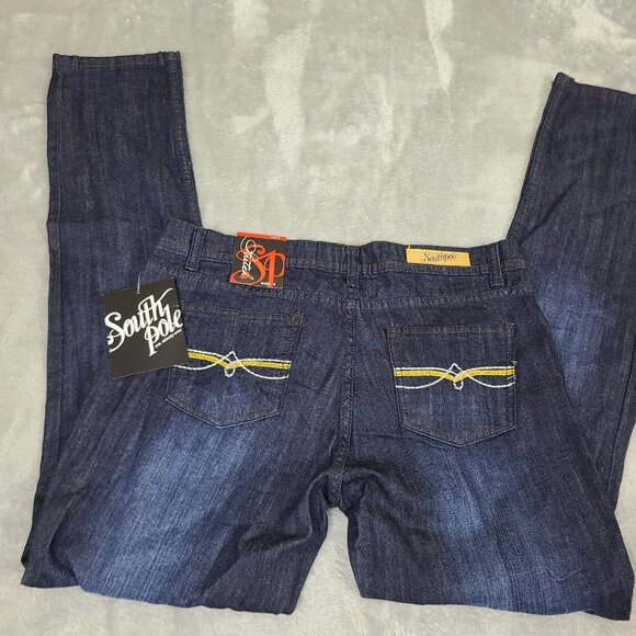 Southpole Women's Premium Denim Jeans Black Stretch Embellished Size 9 NWT - Picture 16 of 16